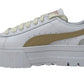 Sneakers da passeggio PUMA mayze luxe wns 383995 07 WHITE donna