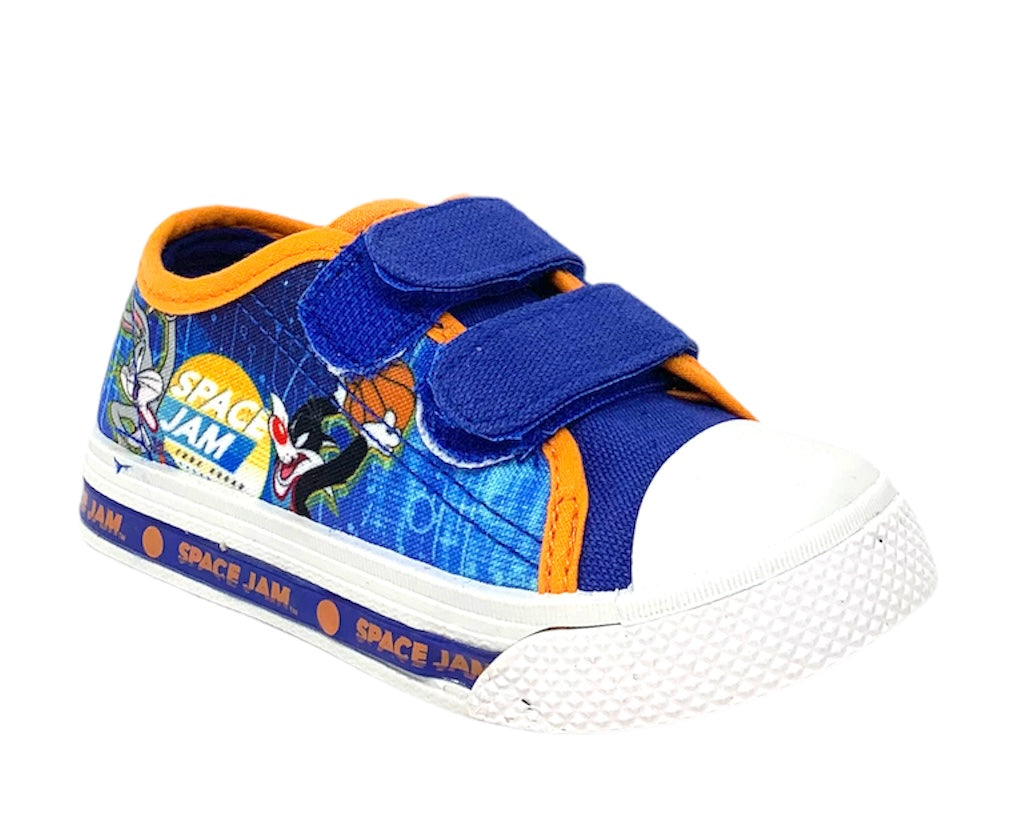 Scarpa tela bassa con luci SPACE JAM W2020029T BLUE BAMBINO