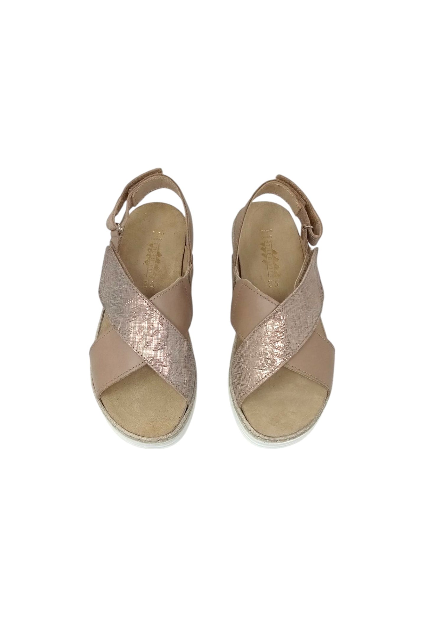 Sandali Linea comoda STILE DI VITA 8233 SABBIA Donna