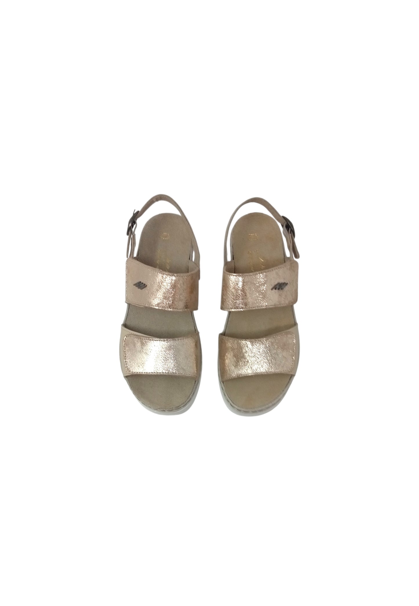 Sandali Linea Comoda Stile di Vita 540035-SDV BEIGE/PLATINO Donna