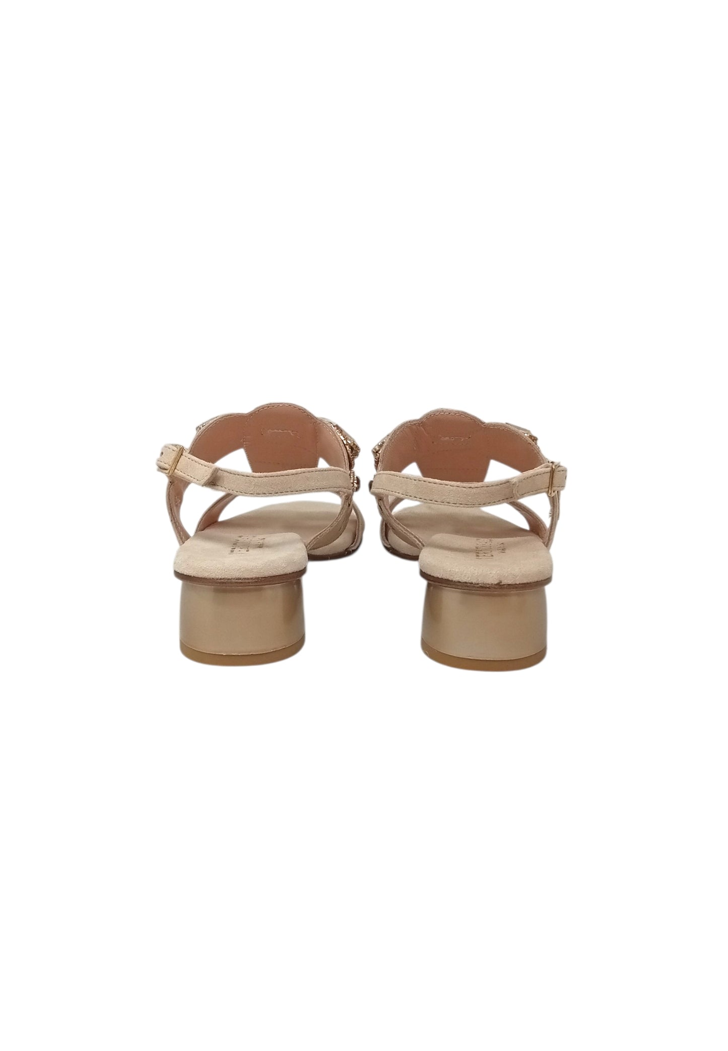 Sandalo con tacco VERNISSAGE E6POSIG6 CREMA donna