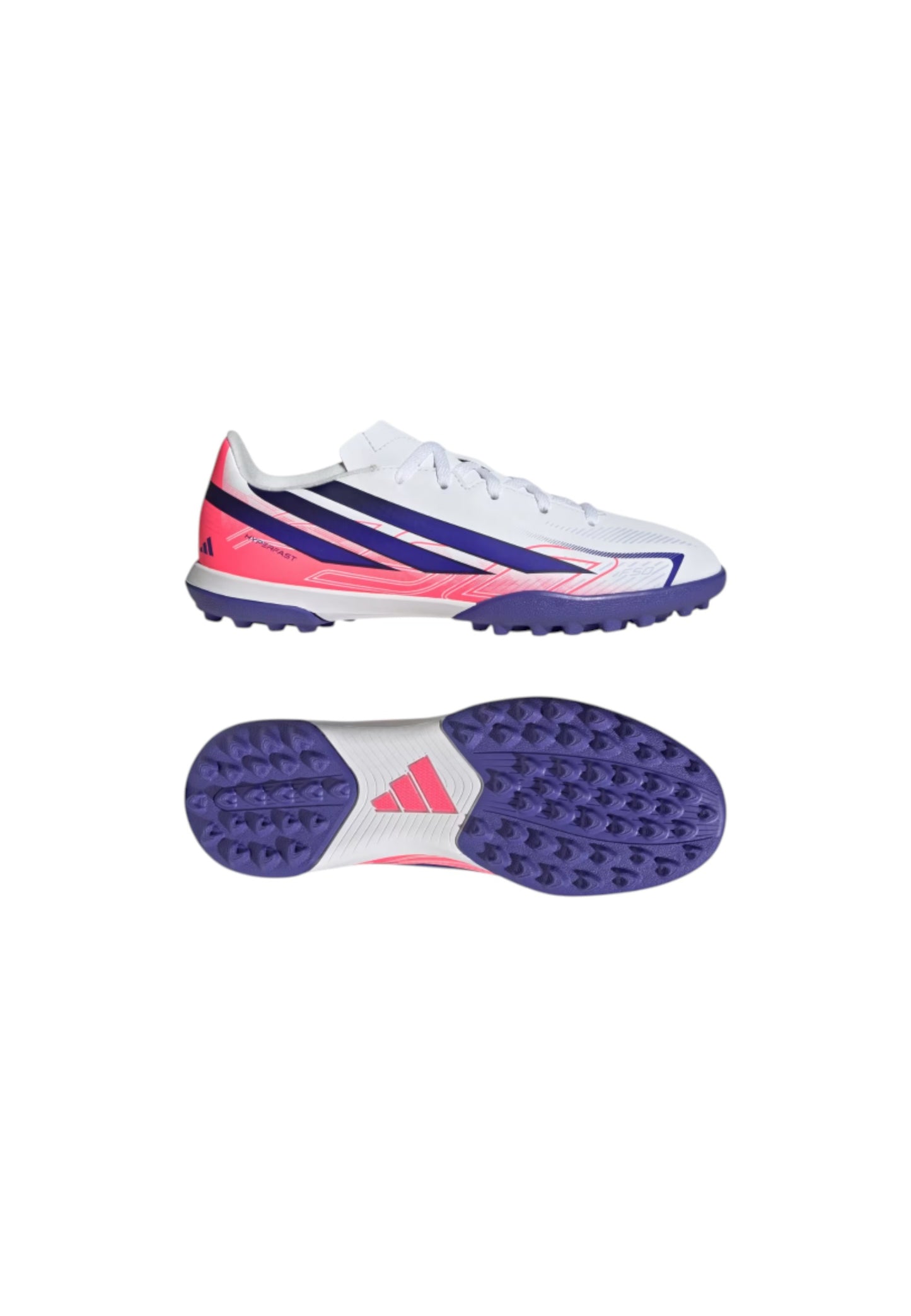 Scarpe da calcetto Adidas F50 Hyperfast Club TF J KK1368  Bambino/ragazzo