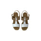 Sandalo con zeppa FASCINO DONNA 51263-E3 BIANCO BEIGE donna