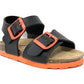 Sandali da passeggio BioNatura 22B1002 CHNE NERO bambino