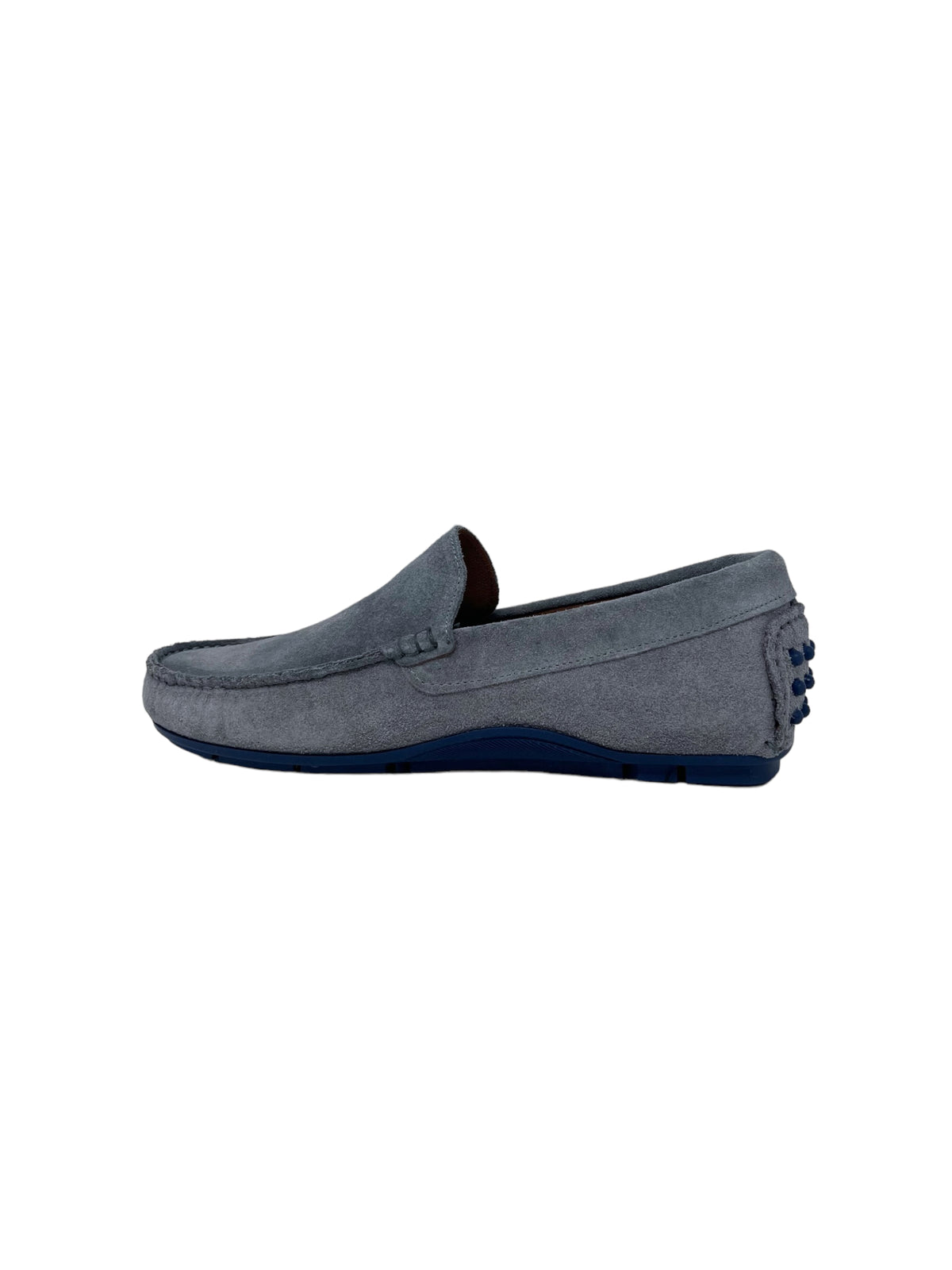 Mocassino BKS 100 PGRIGIO uomo in pelle scamosciata