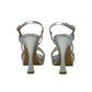 Italia Leone Sandali con tacco A7520 LIZ ARGENTO Donna
