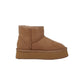 Stivaletto con pelliccia GRUNLAND JR CRIS PO2145-I4 TAUPE bambina/ragazza
