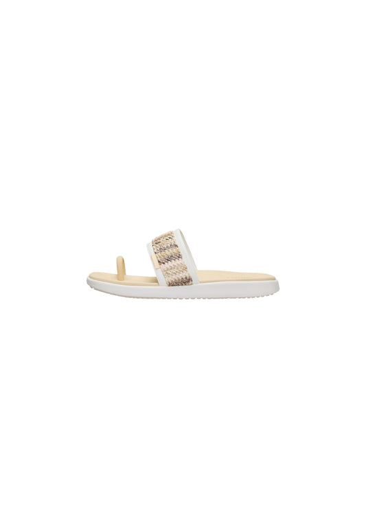 Ciabatta HEYDUDE MAUI BREEZE TOE LOOP 45259-1XV IVORY/GOLD Donna