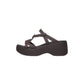 Sandali Crocs Brooklyn Knot Sky Sandal 212011-206 Espresso donna