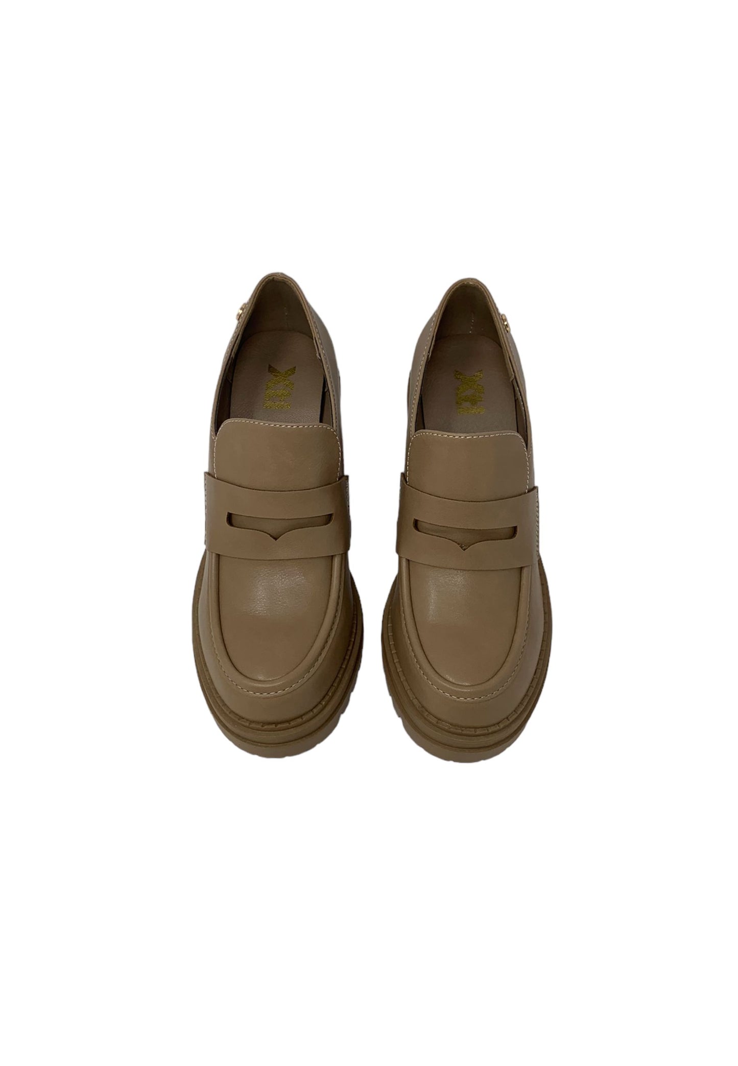 Mocassino con tacco XTI 141682 taupe donna
