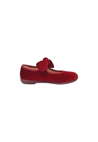 Ballerine VULLADI 6406-032 Terciopelo burdeos bambina
