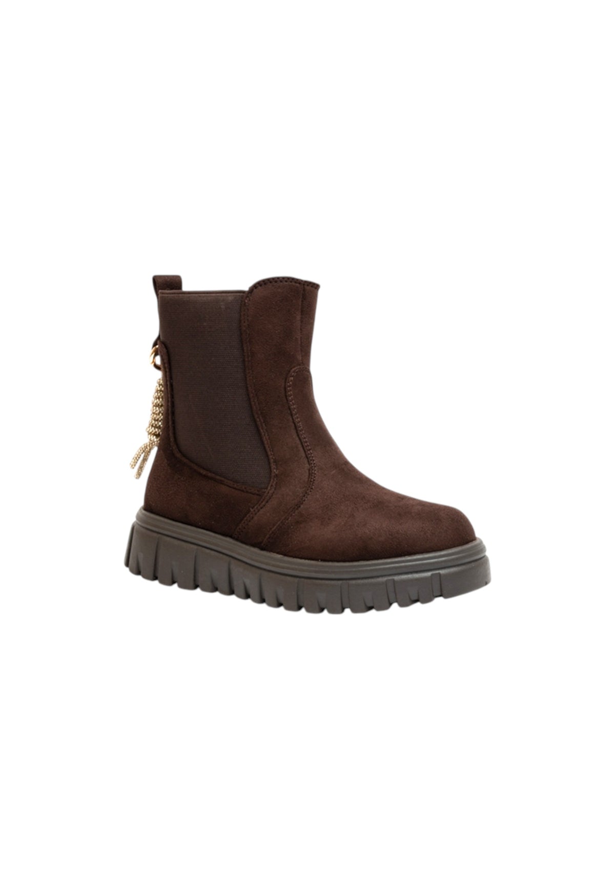 Stivaletto ASSO AG-18362 DARK BROWN bambina/ragazza
