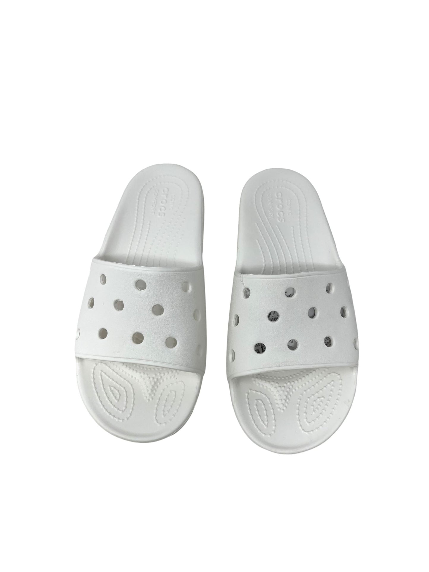 Pantofola   CROCS 206121-100 WHITE Unisex taglie EU