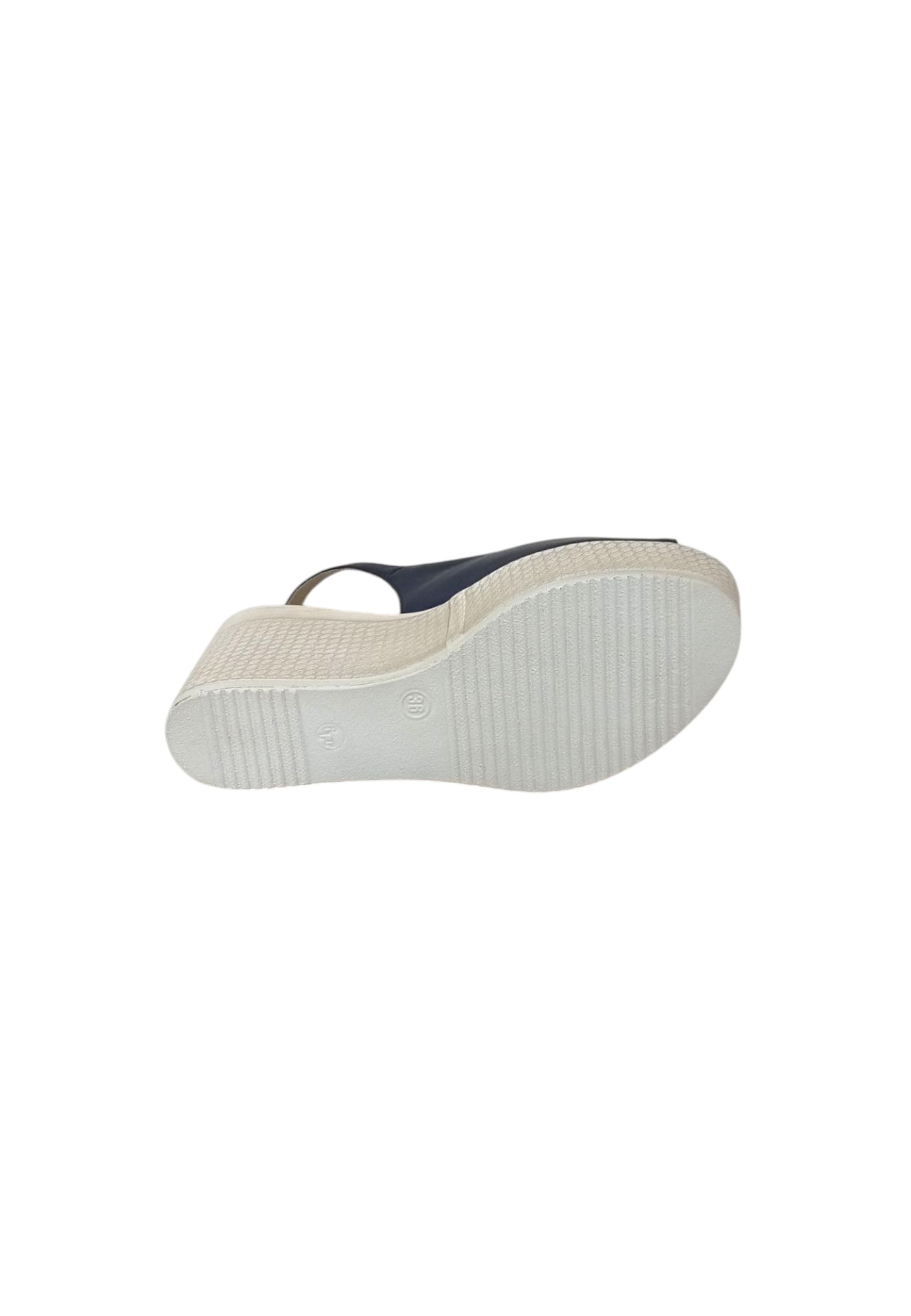 Sandali con zeppa SOFFICE SOGNO E59865C4 BLU donna