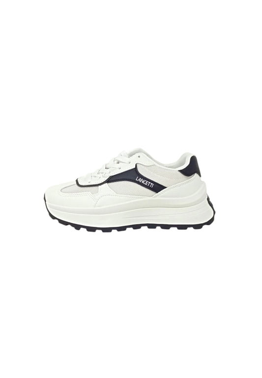 Sneaker LANCETTI LNC-574 WHT/SIL/BLK Donna