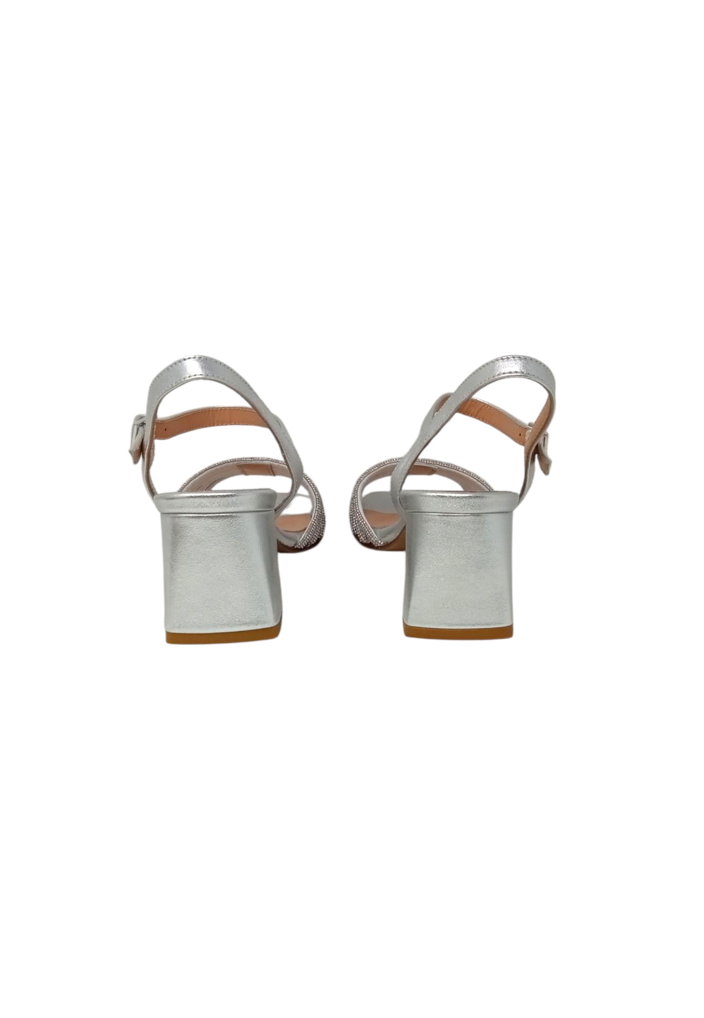 Sandalo con tacco VERNISSAGE E5QR62C5 LAMY ARGENTO donna