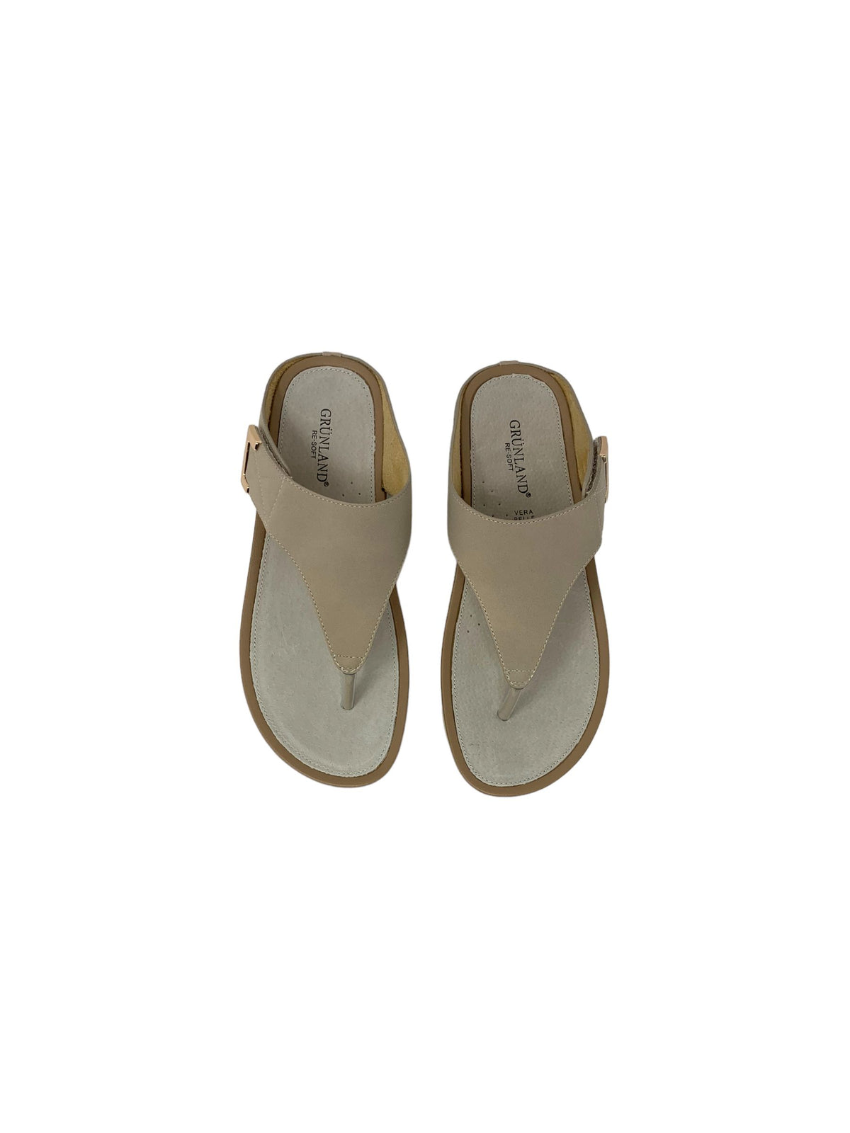 Ciabatta infradito GRUNLAND DIRA CI2493-C9 beige  ragazza/donna