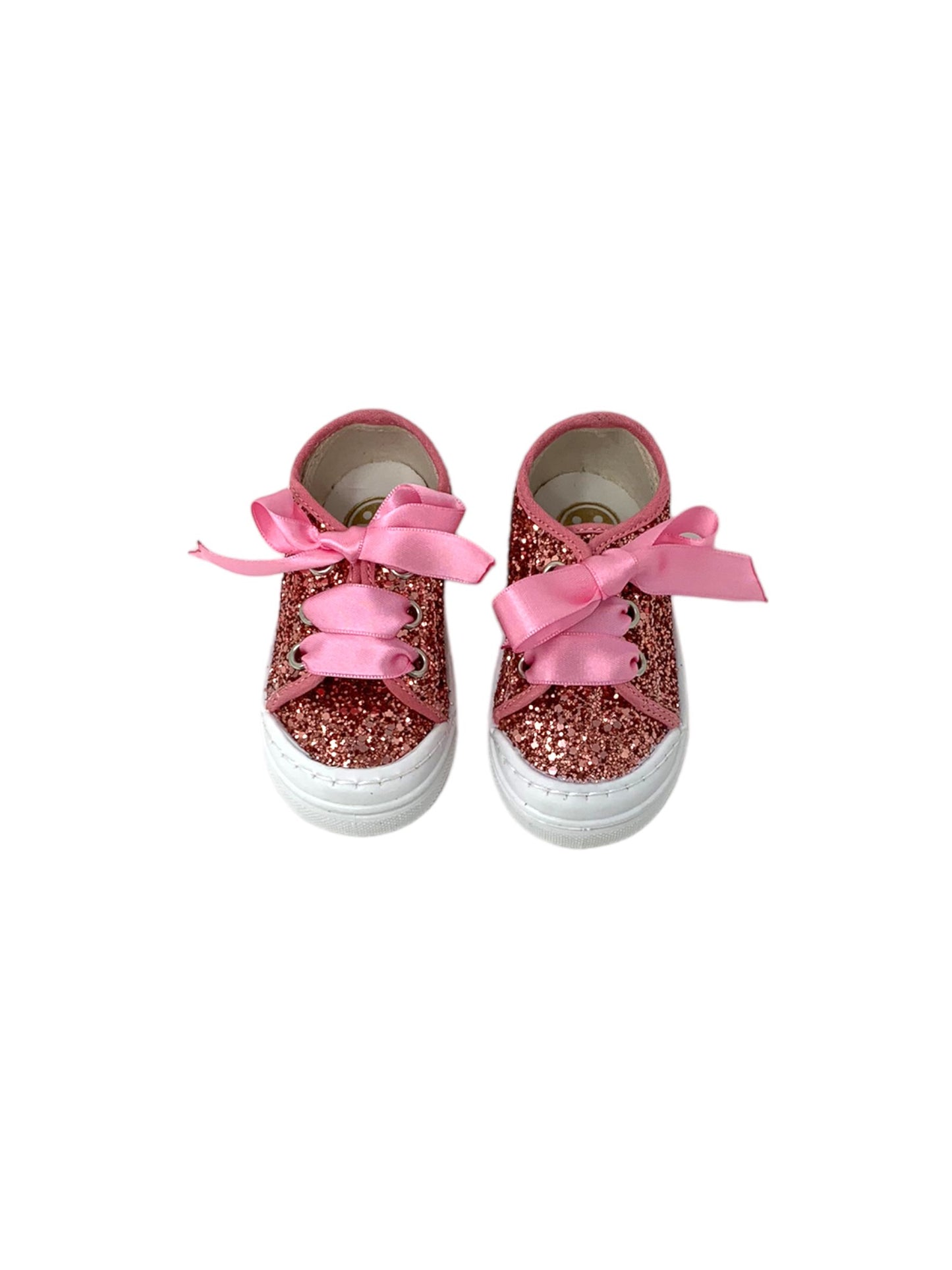 Sneaker DXO Vigevano D02G GLITTER NUDE bambina