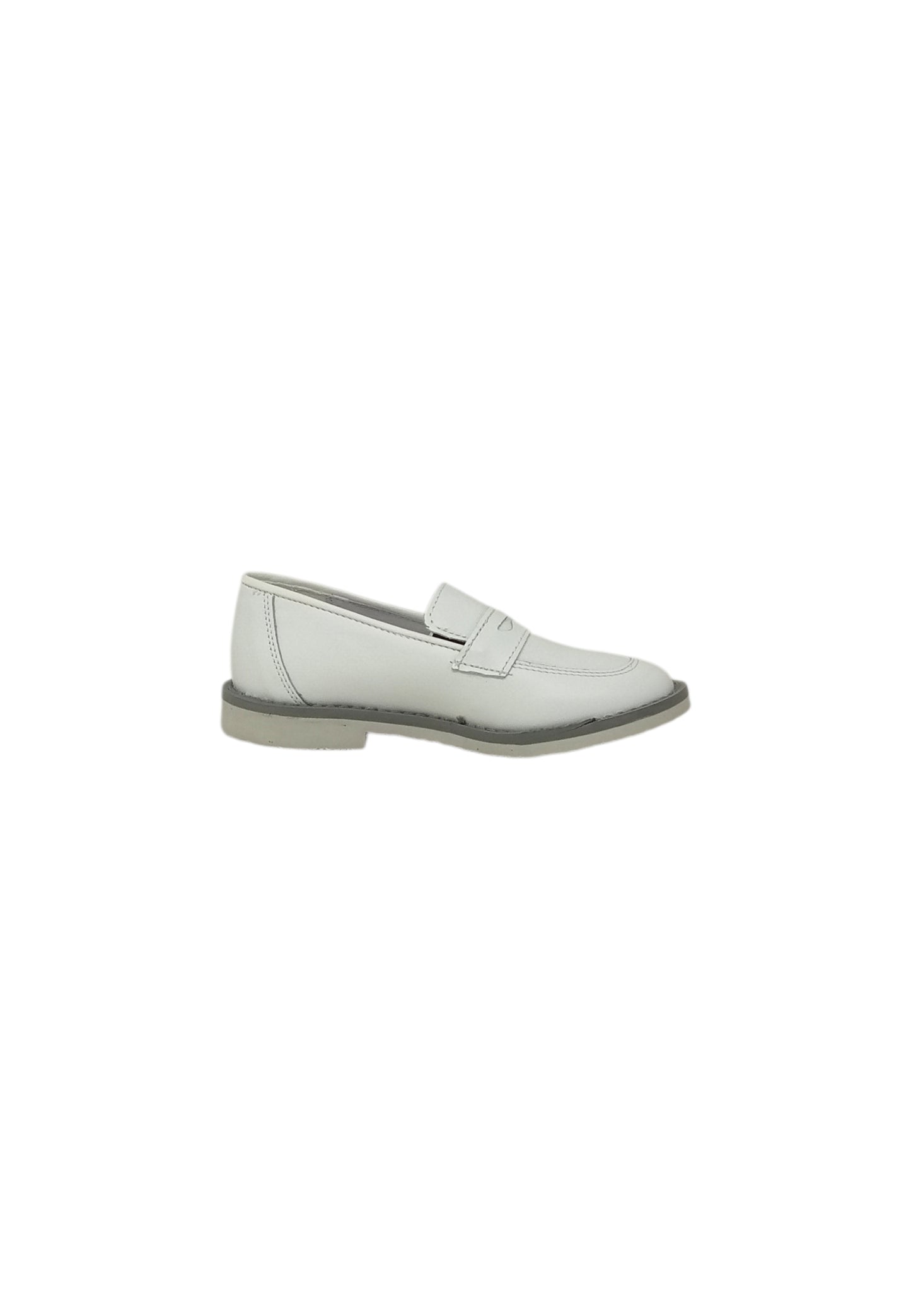 Italia Leone Mocassino CLG VITELLO BIANCO bambino