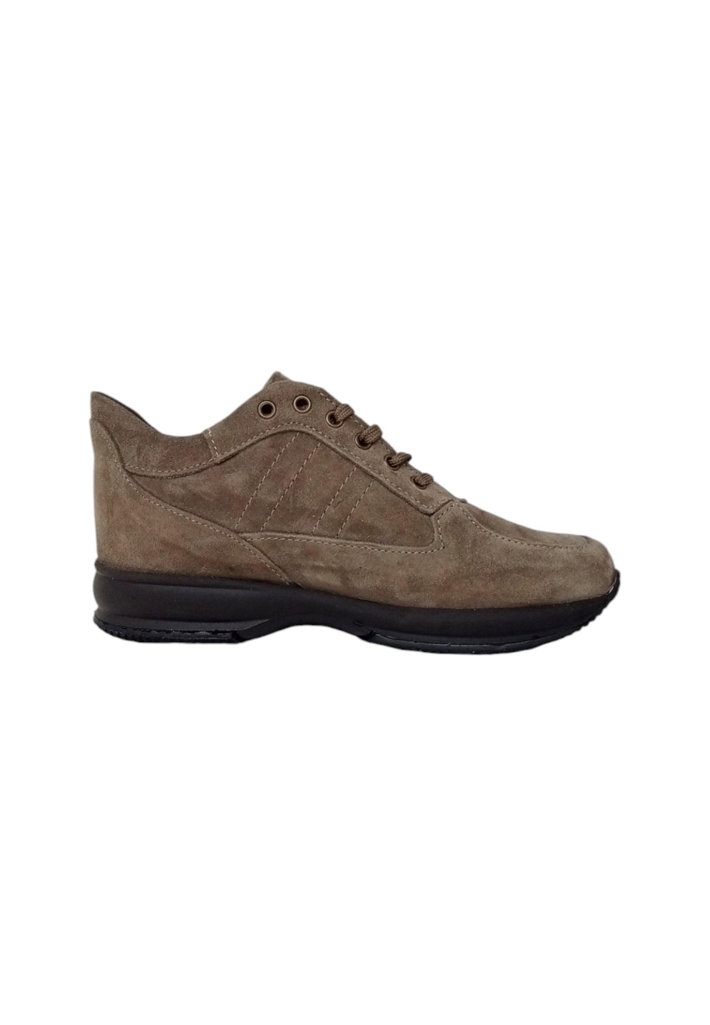 Italia Leone Sneaker taupe camoscio 7002 uomo