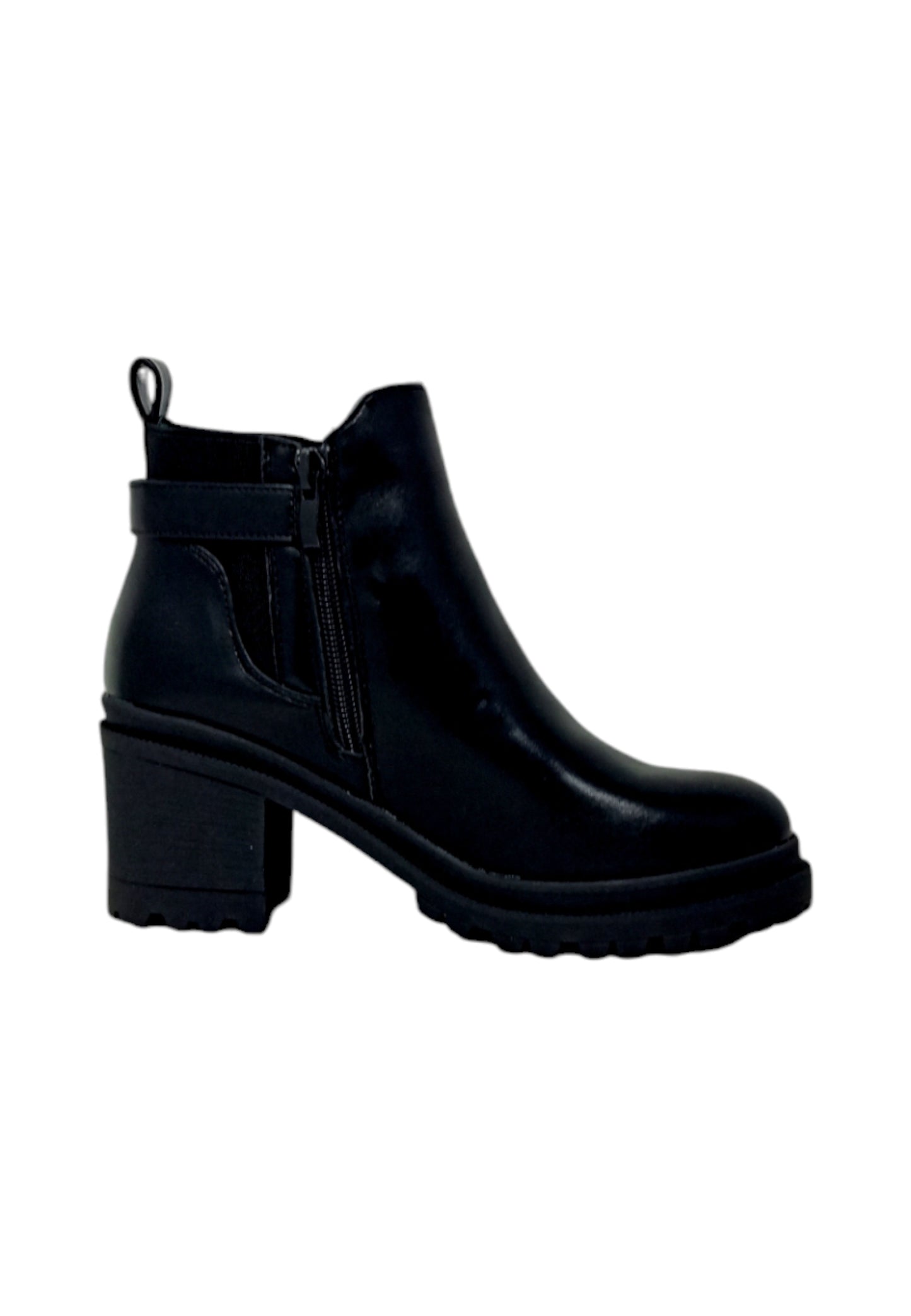 Stivaletto con tacco GALIA HL038-2 BLACK donna