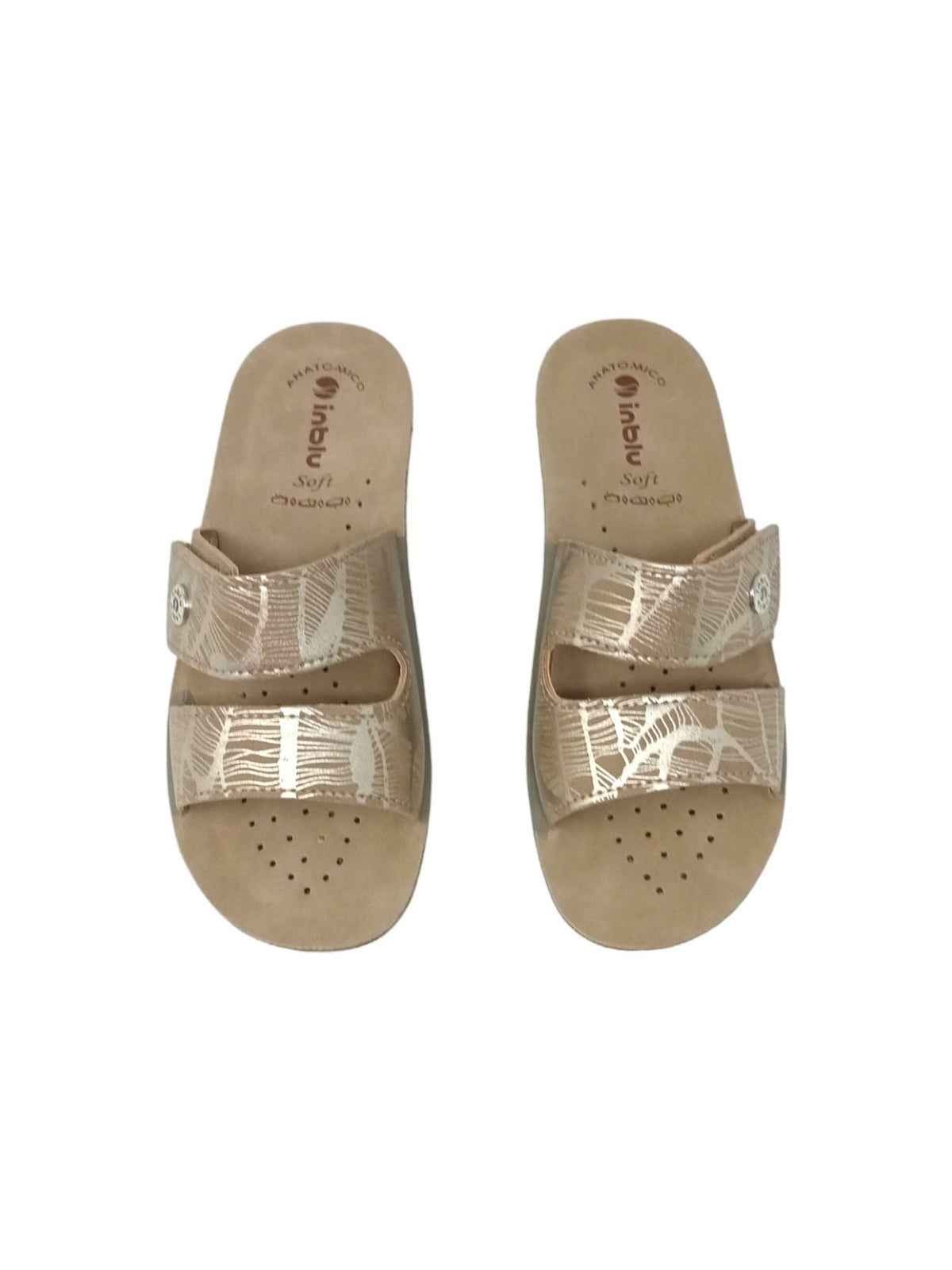 Ciabatta INBLU VR000060 SABBIA donna