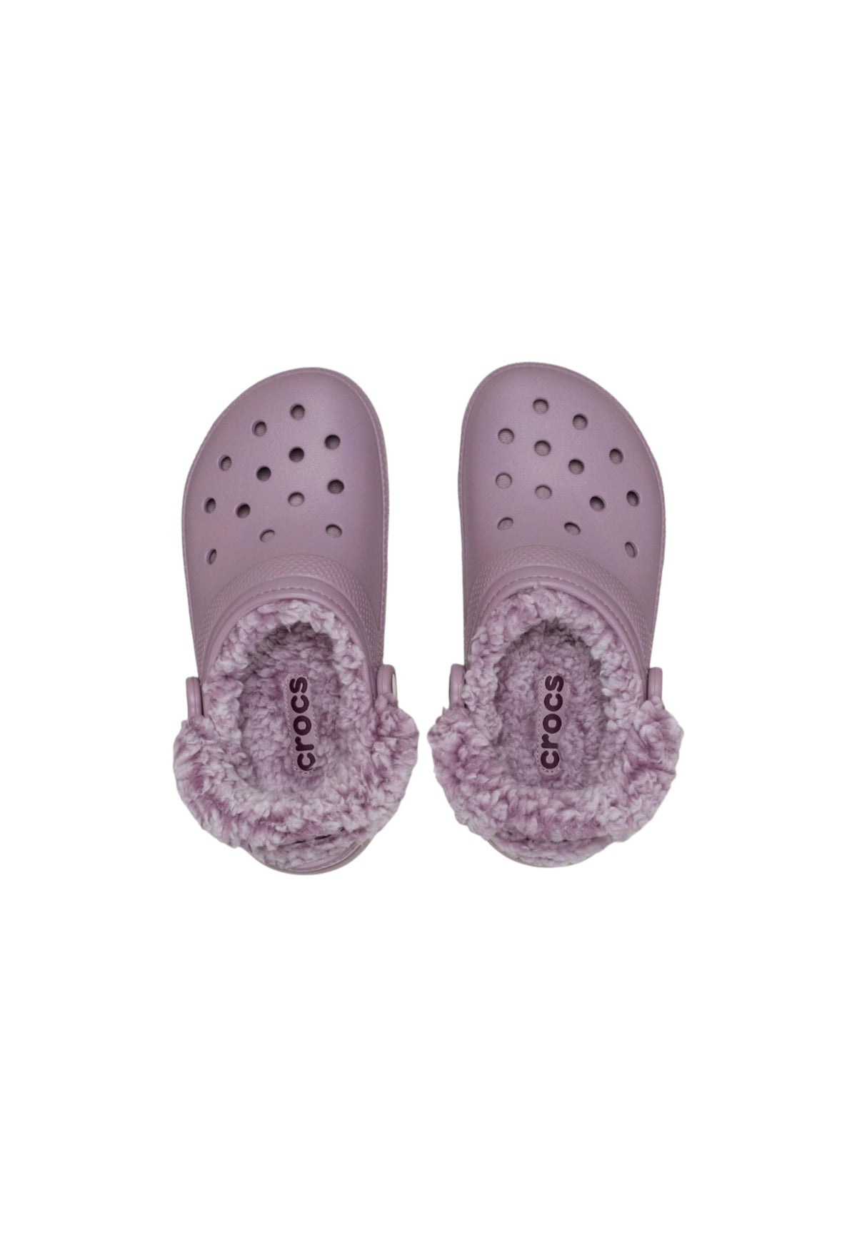 Classico Crocs tartaruga con pelliccia 211396-5EO Lilac Donna