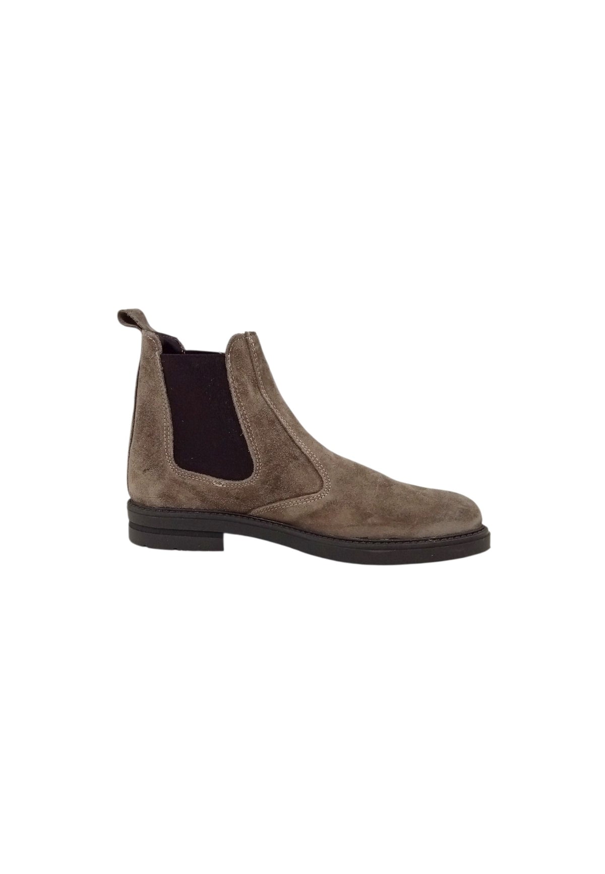 Italia Leone Stivaletto chelsea 0870 camoscio taupe uomo inv
