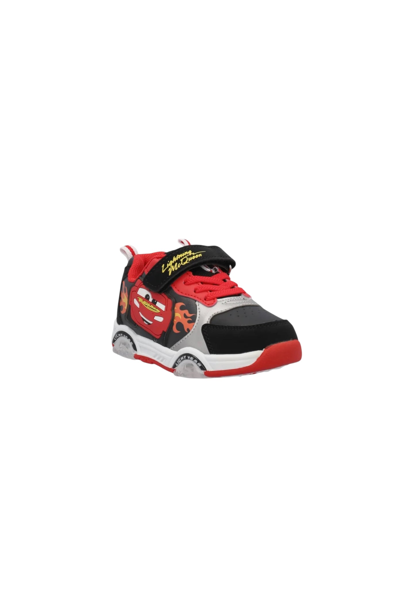 Sneaker luminose Silver Cars D5010239S BLACK Bambino