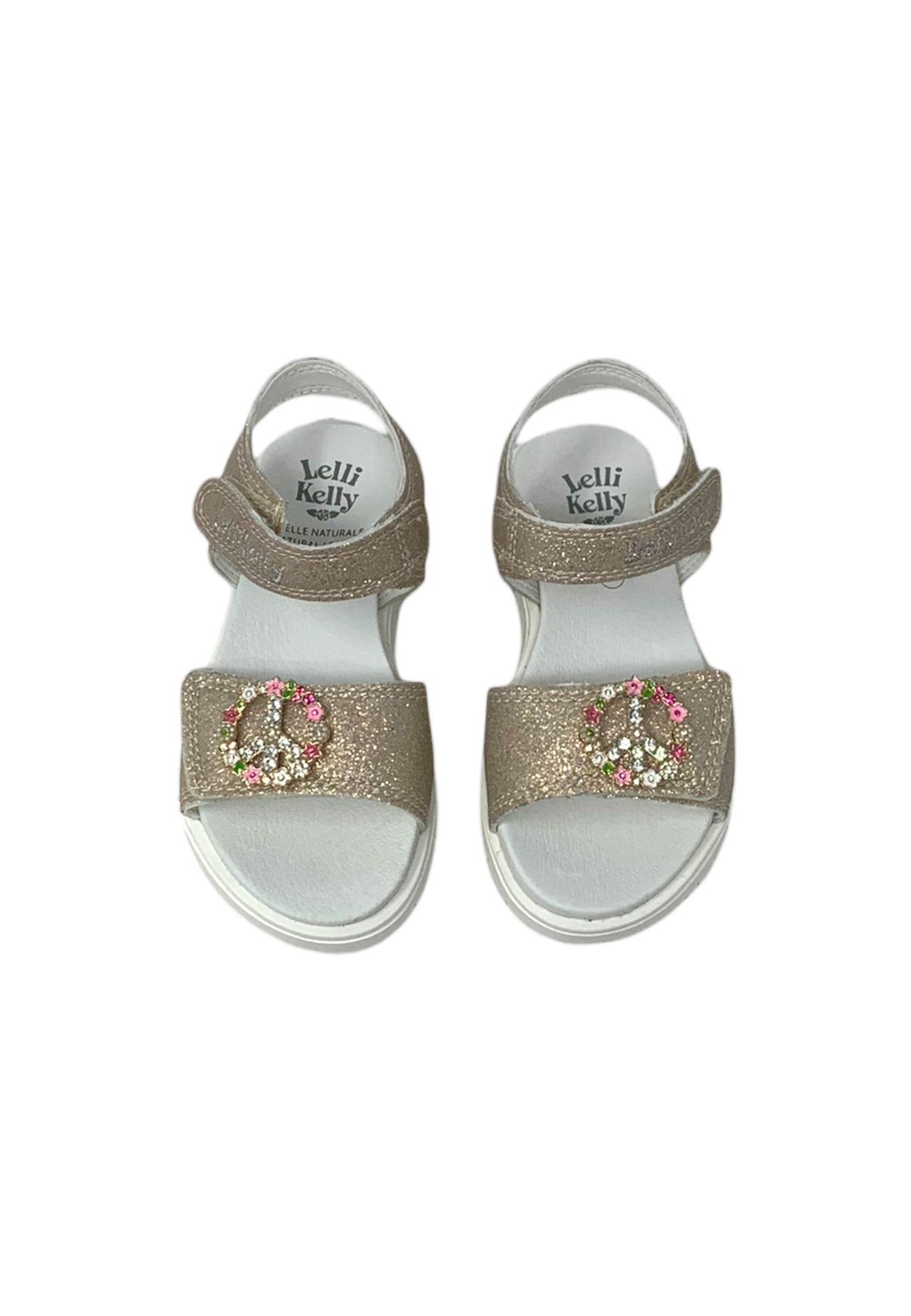 Sandali LelliKelly LKCV3570 GLITTER GOLD ROSE  bambina