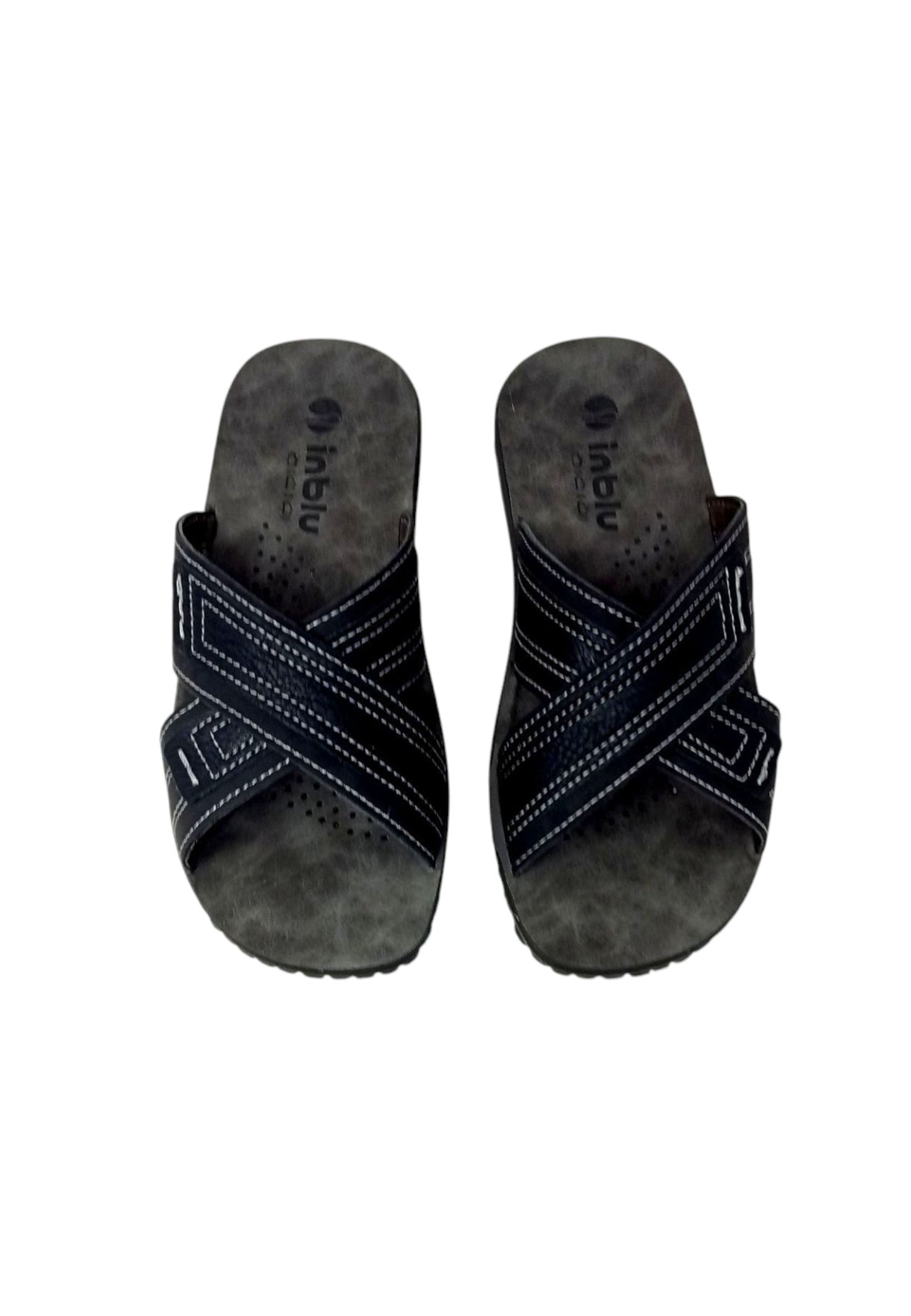 Ciabatta INBLU FN000098 nero UOMO