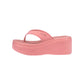 Ciabatta infradito con zeppa IPANEMA SOLARIS FEM 83787 BO884 PINK donna