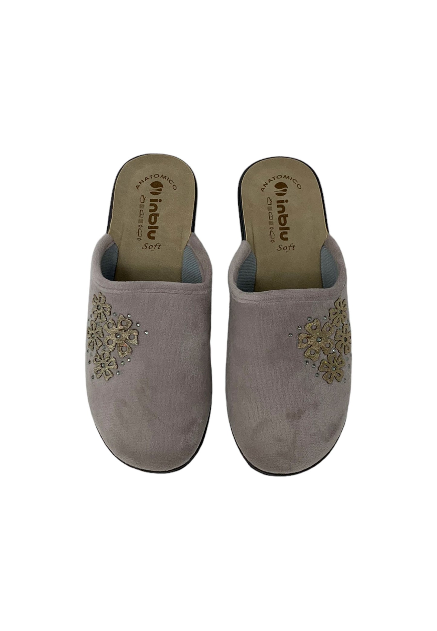 Pantofola INBLU GI000016 TORTORA donna