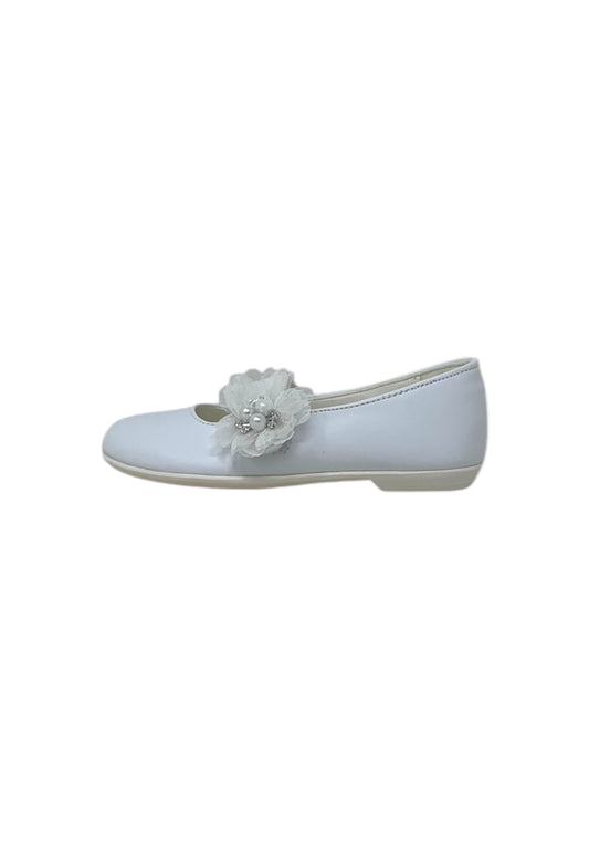 Ballerine Sa.Ba. Calzature 906 BIANCO PELLE bambina/ragazza
