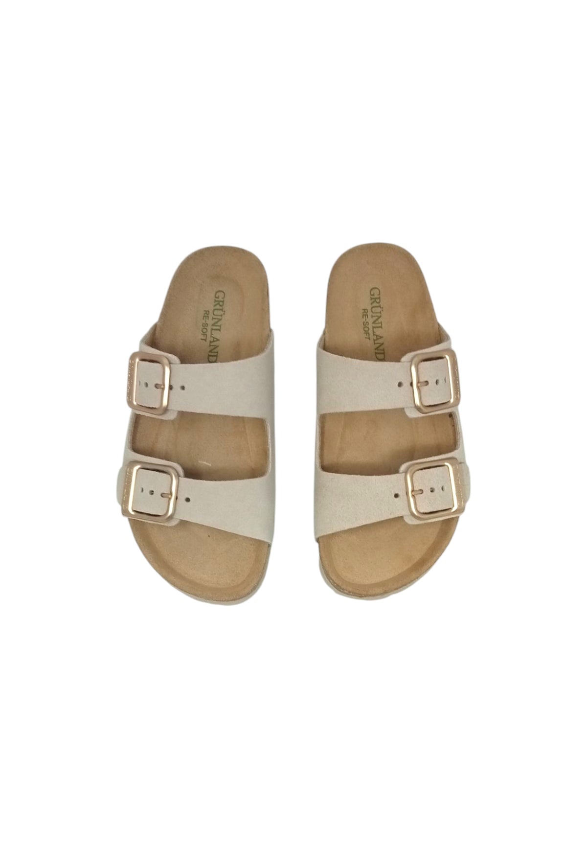 Ciabatta GRUNLAND SARA CB2631-70 LATTE ragazza/donna