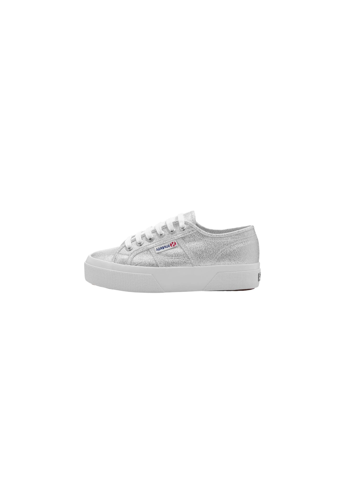 Sneaker SUPERGA 2740 PLATFORM LAME S6128SW 031 GREY SILVER Donna
