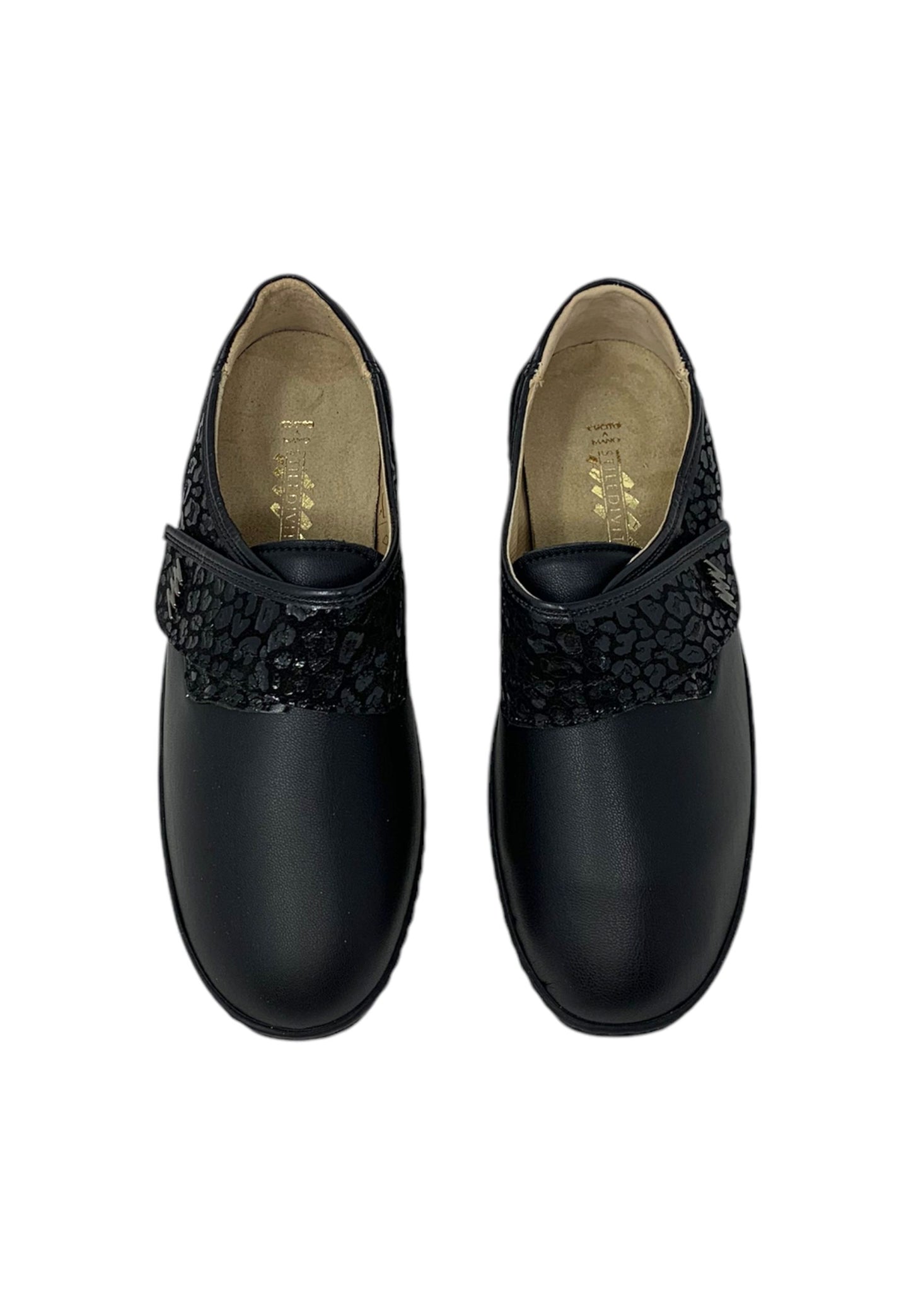 Mocassino linea comoda STILE DI VITA 7341 PARDO NERO Donna