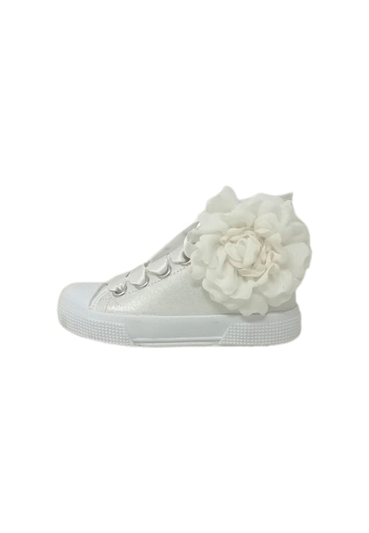Sneaker DXO Vigevano C88R perla bianco  bambina