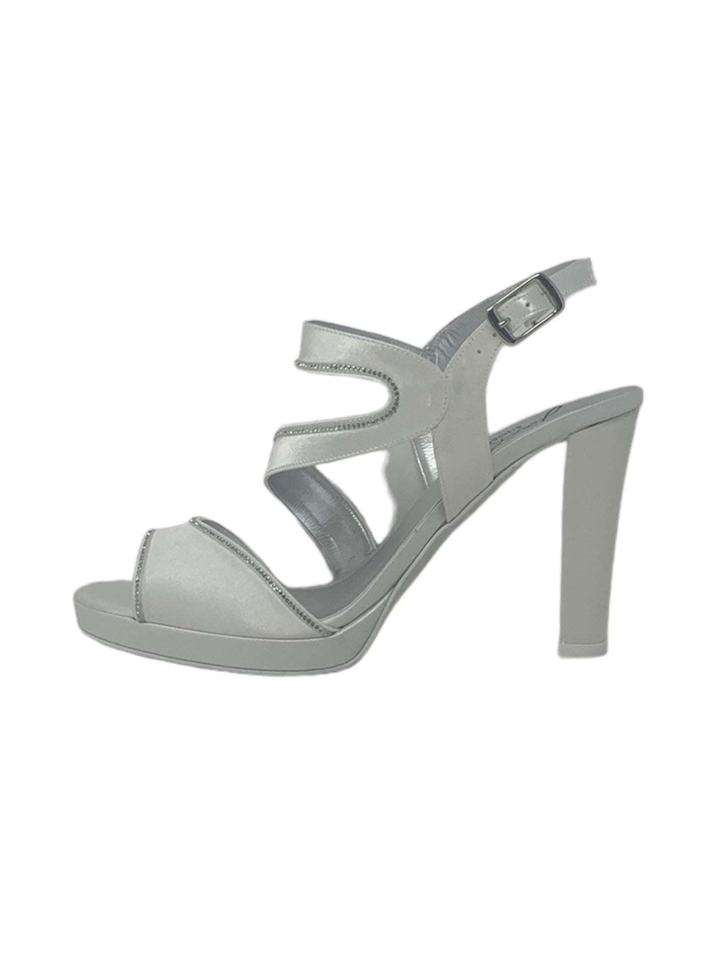 Sandalo col tacco JOEL A1134 RASO MORELLI LUX AVOIO002 SPOSA