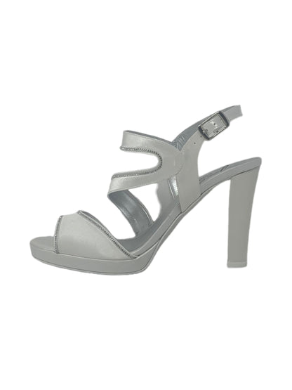 Sandalo col tacco JOEL A1134 RASO MORELLI LUX AVOIO002 SPOSA