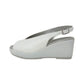 Sandali con zeppa SOFFICE SOGNO EL2430 NAP. BIANCO donna