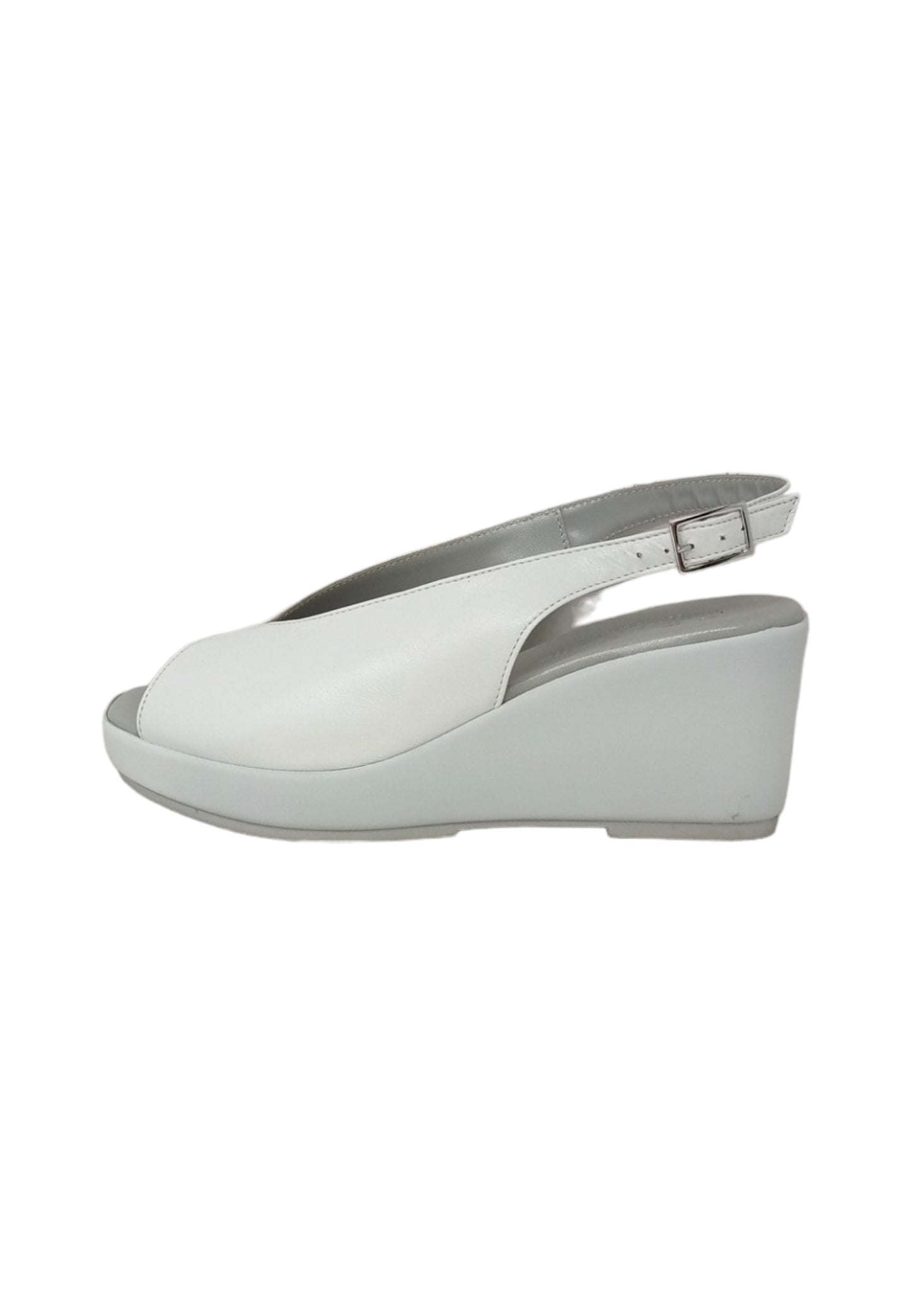 Sandali con zeppa SOFFICE SOGNO EL2430 NAP. BIANCO donna