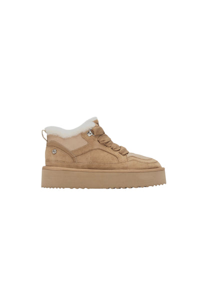 Sneaker con pelliccia XTI 144338 BEIGE donna