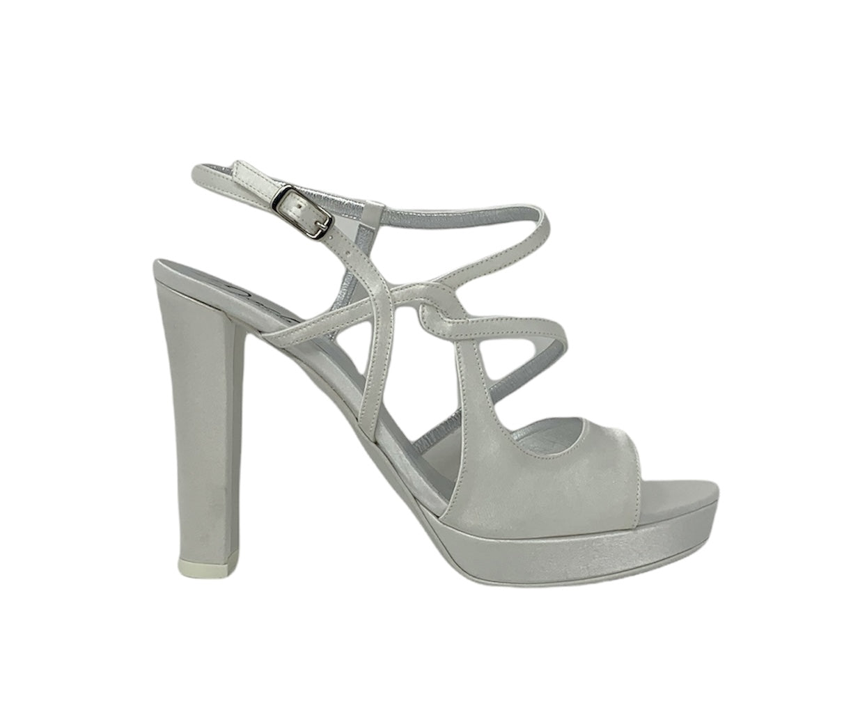 Sandalo col tacco JOEL A5280 RASO MORELLI LUX AVOIO002 SPOSA