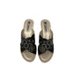 Ciabatta INBLU AS000032 NERO donna