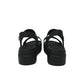 Sandalo da passeggio CROCS BROOKLYN 206453-060 BLACK donna