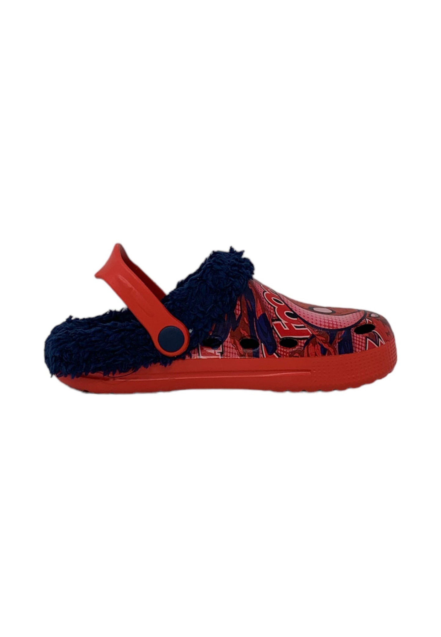 Ciabatta con pelliccia SILVER SPIDERMAN R1310273S ROSSO Bambino