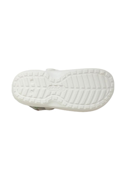 Classico  CROCS con pelliccia 203591-10M BIANCO UNISEX