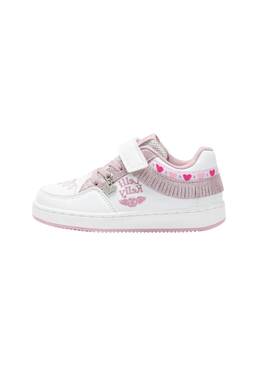 Sneakers LELLI KELLY Frangetta Mix LKAA8095 BIANCO/CIPRIA Bambina