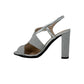 Sandalo col tacco JOEL A7531 LIZ LAME ARGENTO MICROGLITTER donna